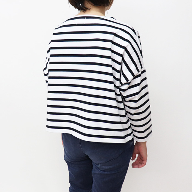 Traditional Weatherwear トラディショナルウェザーウェア LYNE リンボートネックシャツ L251OSJPO0344JA