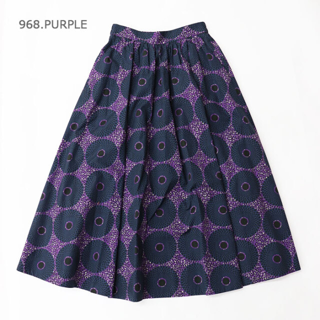 LE GLAZIK ルグラジック レディース バティックギャザースカート WOMEN  