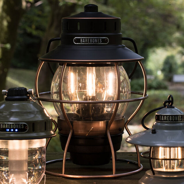 【SALE セール 20％OFF】BAREBONES ベアボーンズ Railroad Lantern レイルロードランタンLED LIV-280  LIV-281 LIV-282