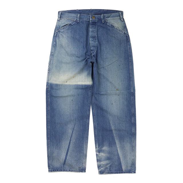 Lee リー パンツ VINTAGE PAINTER PANTS ビンテージぺインターパンツ DUNGAREES LM7321 ストライプ 200 淡色ブルー 246
