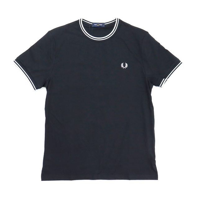 FRED PERRY フレッドペリー Tシャツ Twin Tipped T-Shirt ツインティップラインTシャツ M1588V