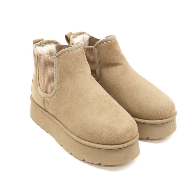 MEI メイ レディース サイドゴア厚底ブーツ MEI-SHL-253010