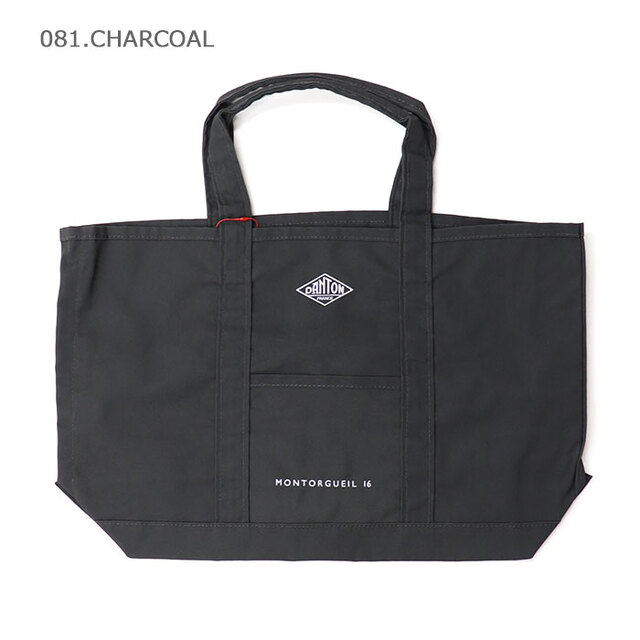 DANTON ダントン キャンバス マルシェバッグ MONTORGUEIL/081.CHARCOAL
