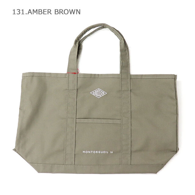DANTON ダントン キャンバス マルシェバッグ MONTORGUEIL/131.AMBER BROWN