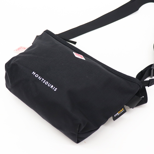 DANTON コーデュラナイロン　ワンショルダーバック　黒 ◇[RHONE14]DANTON(ダントン) CORDURA CANVAS ONE SHOULDER BAG