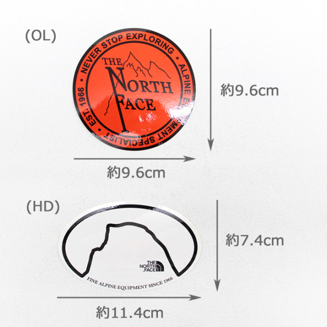 THE NORTH FACE ザ・ノースフェイス TNFプリント ステッカー NN31710