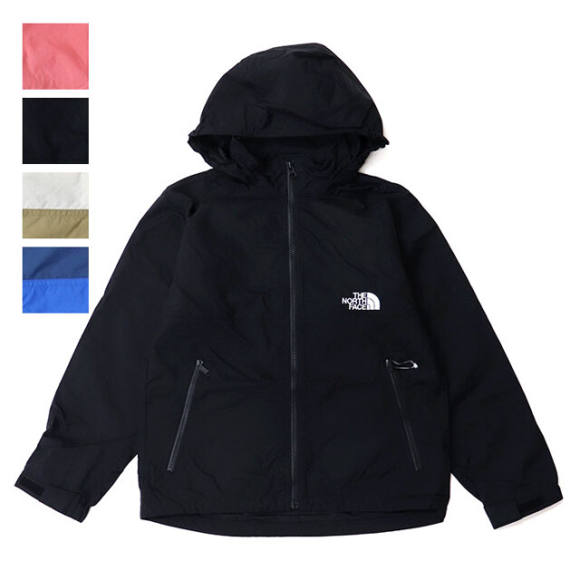 【新品】ノースフェイス コンパクトジャケット NPJ22510 ブラック　160 THE NORTH FACE ザ・ノース・フェイス ジュニア Compact Jacket