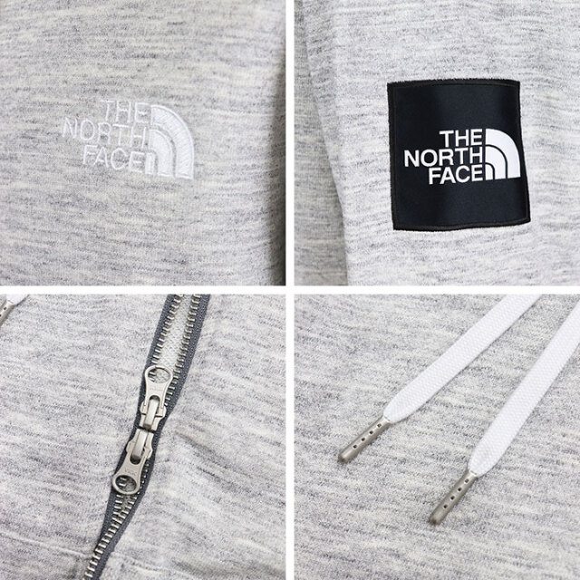 THE NORTH FACE NT12335 ジップパーカー　グレー　XL THE NORTH FACE ザ・ノース・フェイス ノースフェイス スクエア