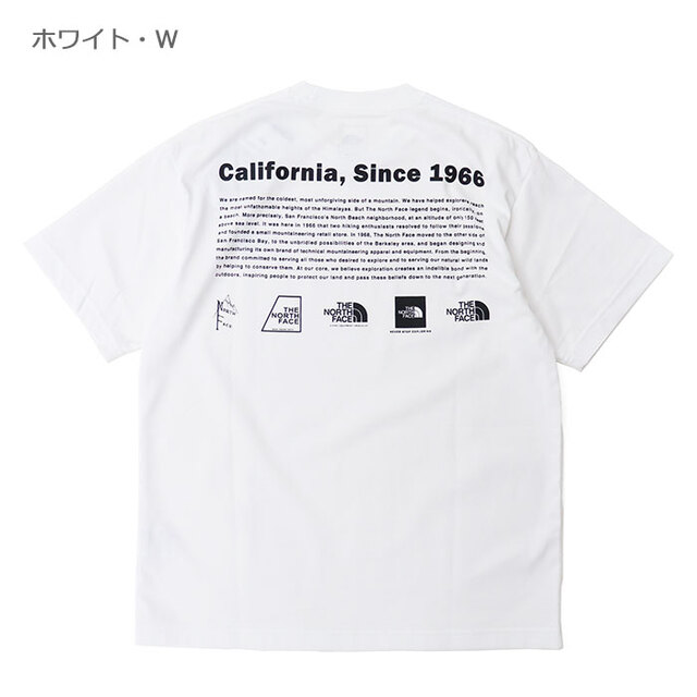 THE NORTH FACE ザ・ノース・フェイス Tシャツ ショートスリーブヒストリカルロゴティー NT32407/ホワイト・W