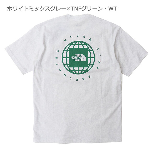 THE NORTH FACE ザ・ノース・フェイス Tシャツ ショートスリーブジオスクエアロゴティー NT32633