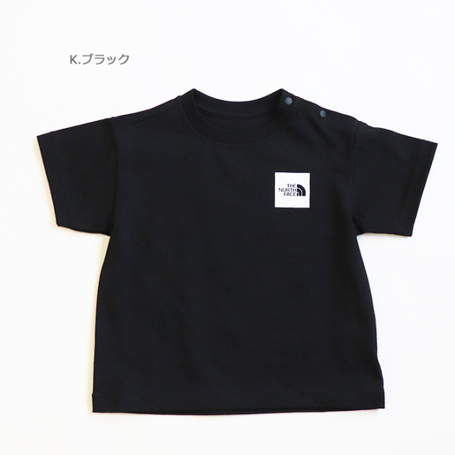THE NORTH FACE ザ・ノースフェイス ベビーB S/S Small Square Logo Tee ショートスリーブスモールスクエアロゴティーNTB32358