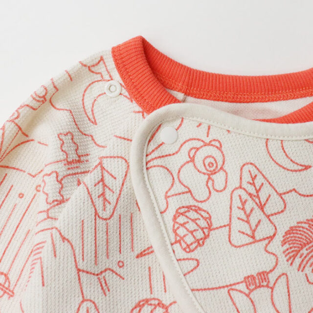 THE NORTH FACE ザ・ノース・フェイス ベビーロングスリーブロンパース＆2Pビブ（ベビー） NTB82402