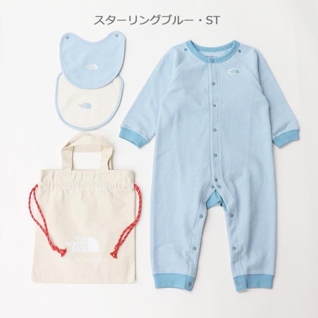 THE NORTH FACE ザ・ノースフェイスベビーロングスリーブロンパース
