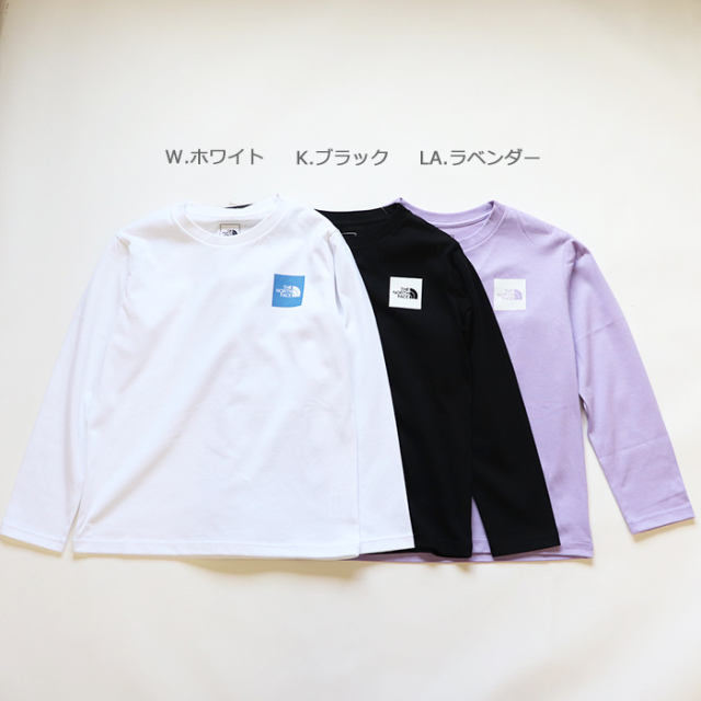 THE NORTH FACE ザ・ノースフェイス ベビー B L/S Small Square Logo Tee ロングスリーブスモールスクエアロゴティー（ベビー） NTB32357