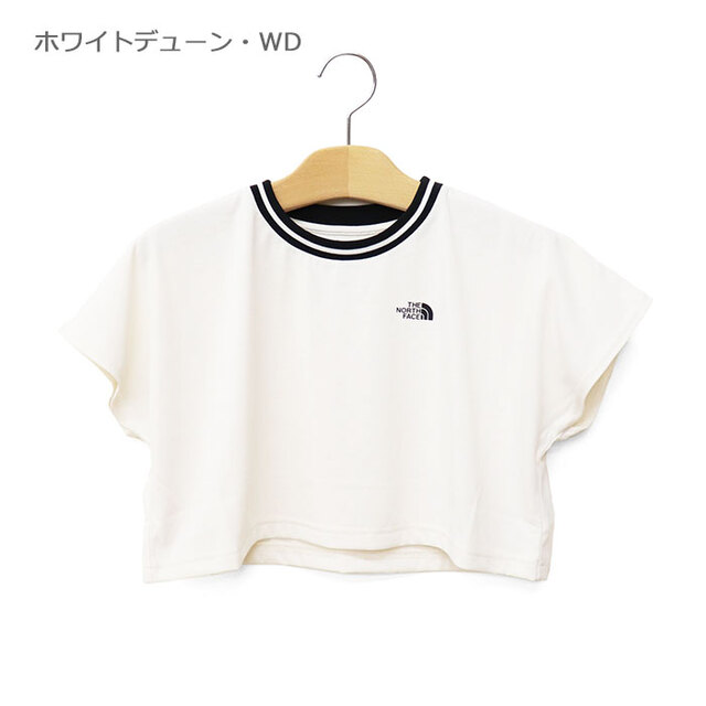 THE NORTH FACE ザ・ノース・フェイス キッズ ショートスリーブワイドショートティー NTJ32603/ホワイトデューン・WD