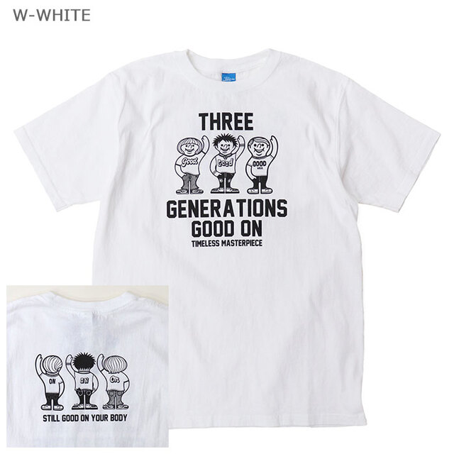 Good On グッドオン 半袖Tシャツ THREE GENERATION ショートスリーブＴシャツ OLSS1241P
