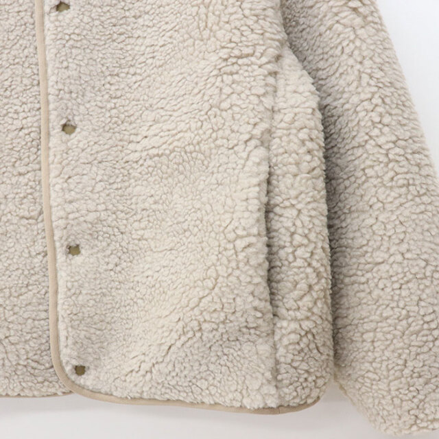 ORCIVAL オーシバル レディース ボアフリース ノーカラーブルゾン OR