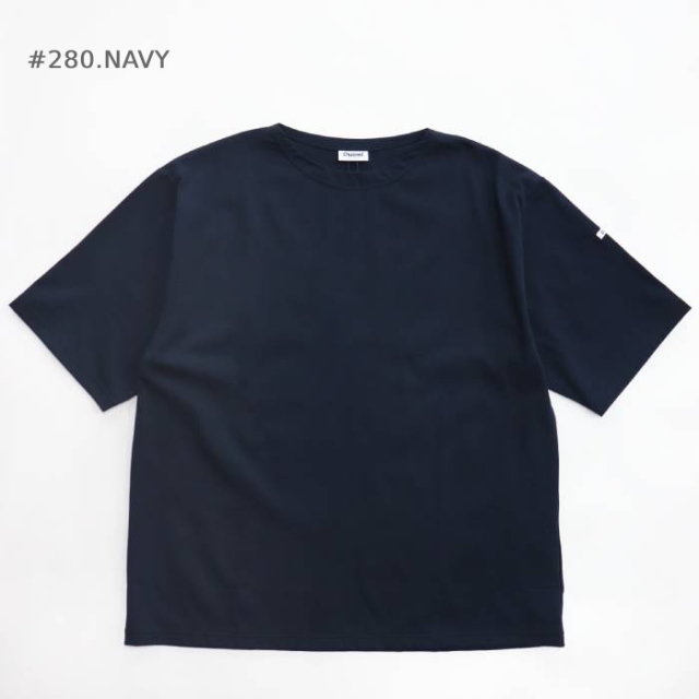 Orcival オーシバル メンズ スビンジャージ ボートネック半袖tシャツ Men Or C0084soe