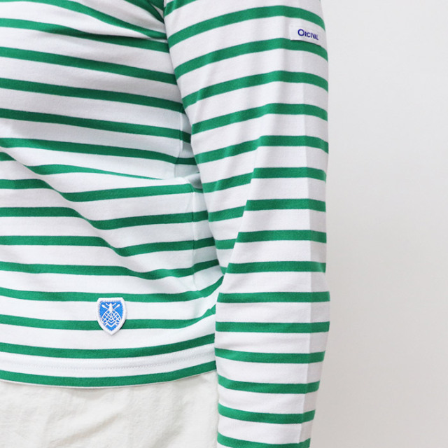 ORCIVAL オーシバル コットン ボートネック長袖Tシャツ WOMEN OR-C0414 BFJ