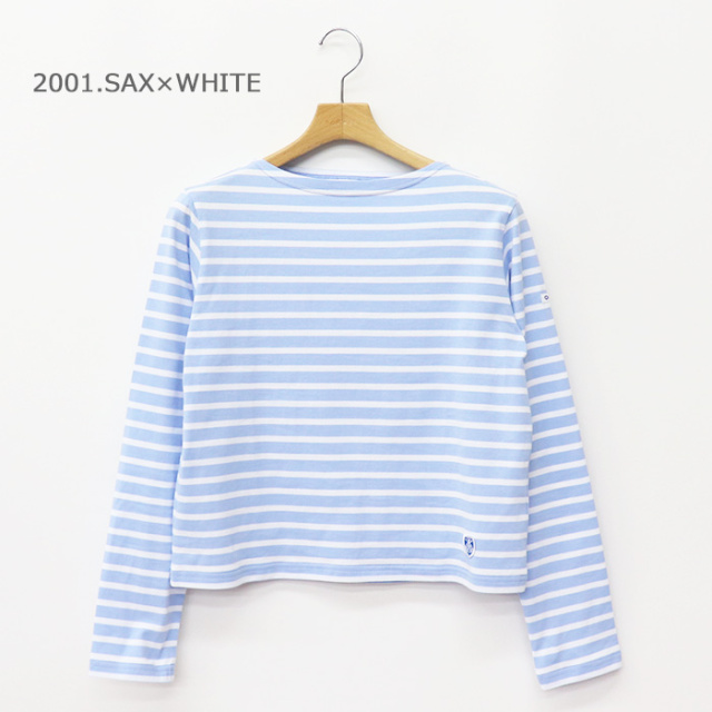 ORCIVAL オーシバル コットン ボートネック長袖Tシャツ WOMEN OR-C0414 BFJ