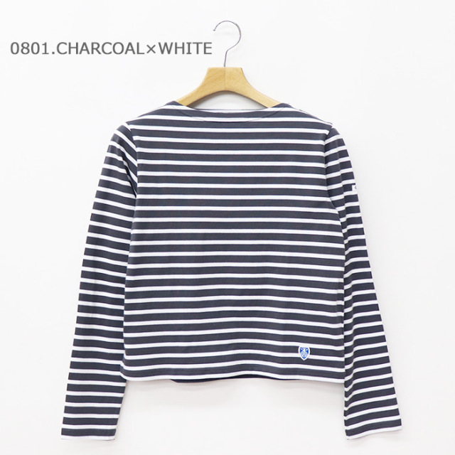 ORCIVAL オーシバル コットン ボートネック長袖Tシャツ WOMEN OR-C0414 BFJ