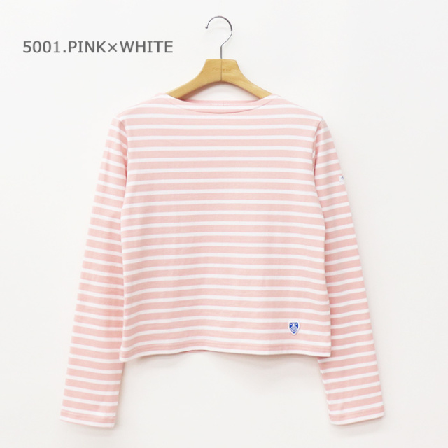 ORCIVAL オーシバル コットン ボートネック長袖Tシャツ WOMEN OR-C0414 BFJ