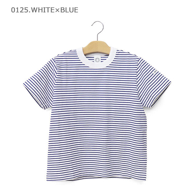 ORCIVAL オーシバル レディース コットン ストレッチ クルーネック半袖Tシャツ OR-C0415CCF