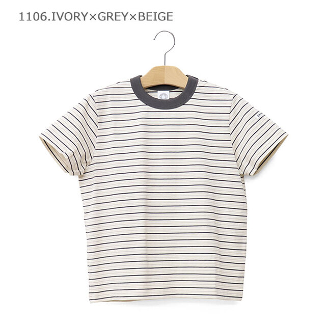 ORCIVAL オーシバル レディース コットン ストレッチ クルーネック半袖Tシャツ OR-C0415CCF