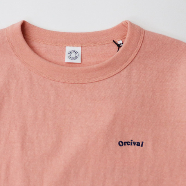 ORCIVAL オーシバル レディース 刺繍入り半袖Tシャツ WOMEN OR-C0418MIT