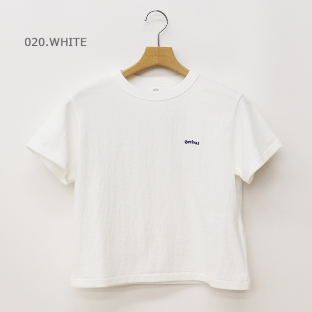 ORCIVAL オーシバル レディース 刺繍入り半袖Tシャツ WOMEN OR-C0418MIT