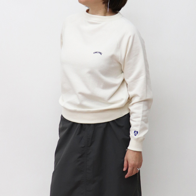 ORCIVAL オーシバル ラグランスリーブスウェット WOMEN OR-C0429MAZ
