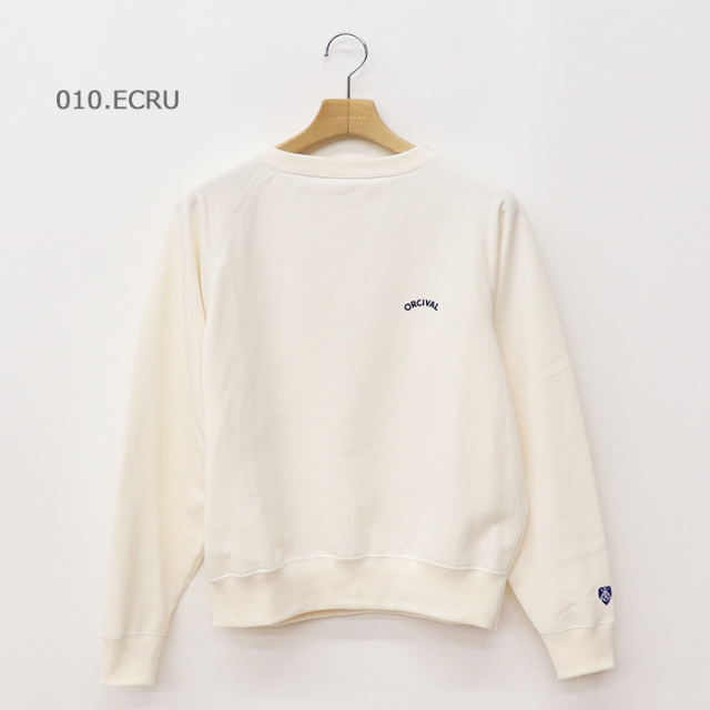 ORCIVAL オーシバル ラグランスリーブスウェット WOMEN OR-C0429MAZ