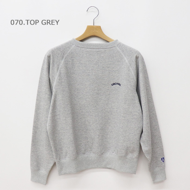 ORCIVAL オーシバル ラグランスリーブスウェット WOMEN OR-C0429MAZ