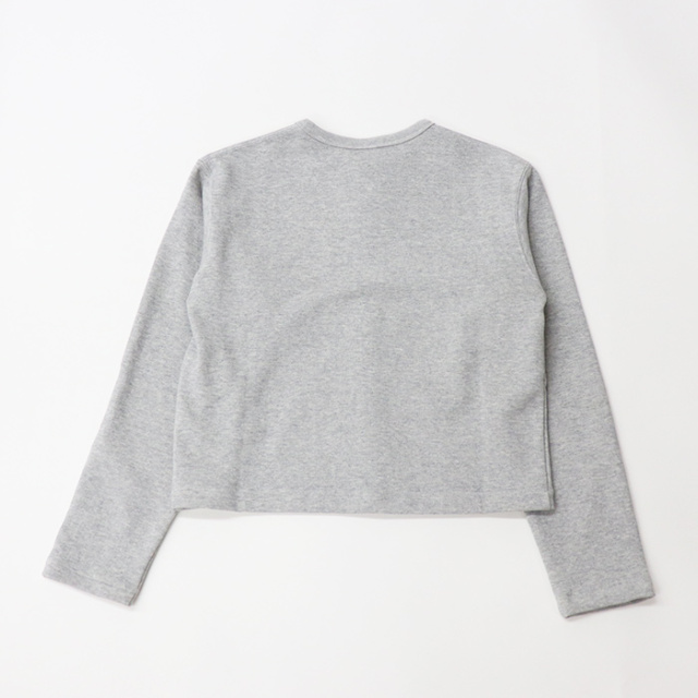 ORCIVAL | コットン裏毛 クルーネックカーディガン WOMEN OR-C0435 MAZ