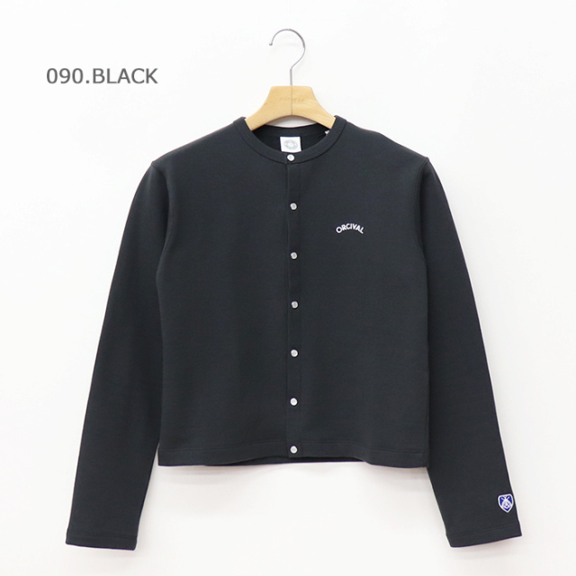 ORCIVAL | コットン裏毛 クルーネックカーディガン WOMEN OR-C0435 MAZ