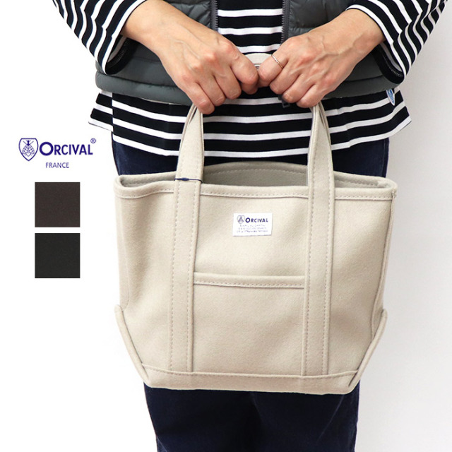 ORCIVAL オーシバル HEAVY MELTON TOTE BAG S OR-H0241HML