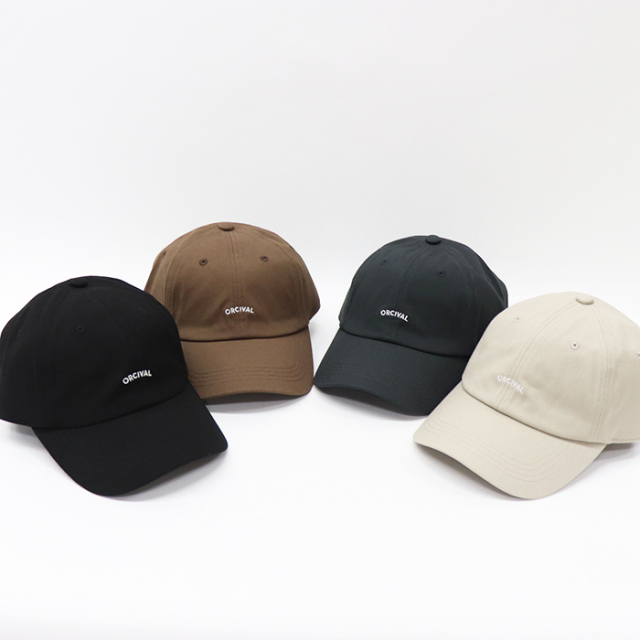 ORCIVAL オーシバル コットンキャンバス 6Pキャップ OR-H0333 CBB