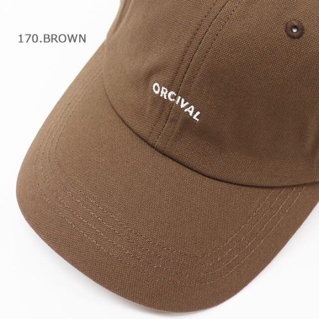 ORCIVAL オーシバル コットンキャンバス 6Pキャップ OR-H0333 CBB