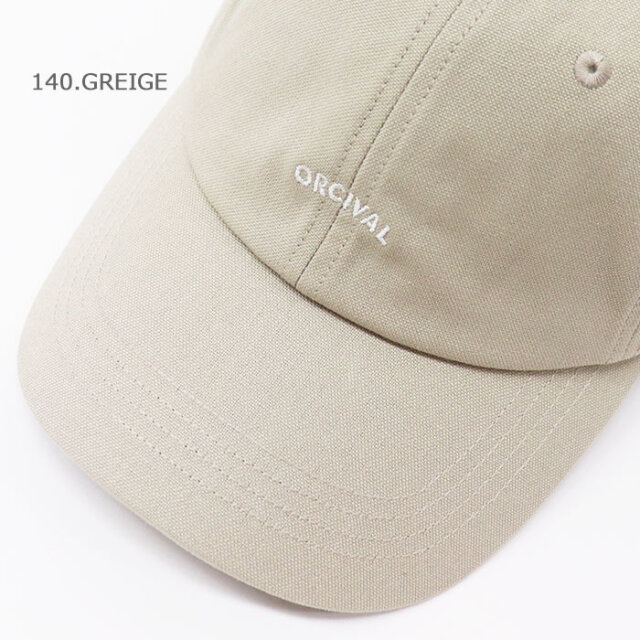 ORCIVAL オーシバル コットンキャンバス 6Pキャップ OR-H0333 CBB