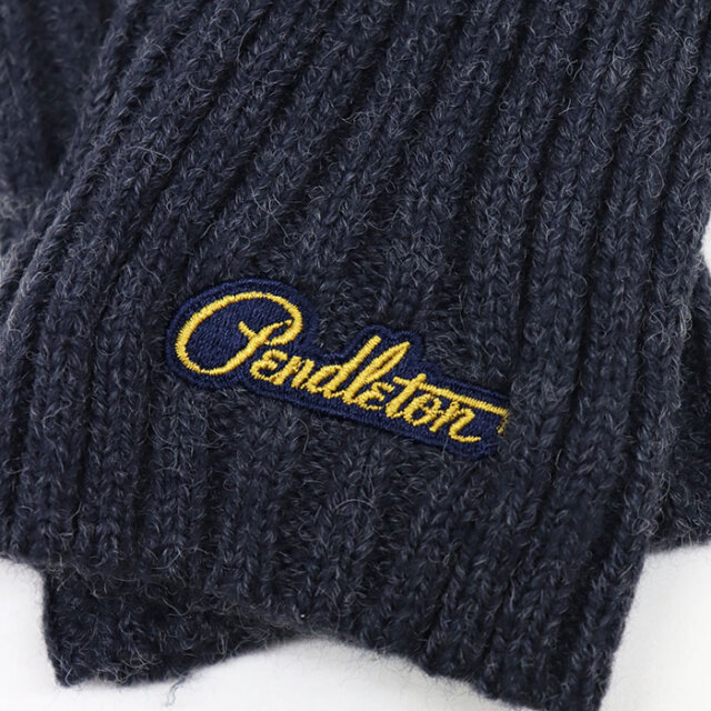 ★美品★ＰＥＮＤＬＥＴＯＮ ペンデルトン ウール＆レザー手袋グローブ ペンドルトン ウール・レザーグローブ（手袋）・グレー/Pendleton Wool