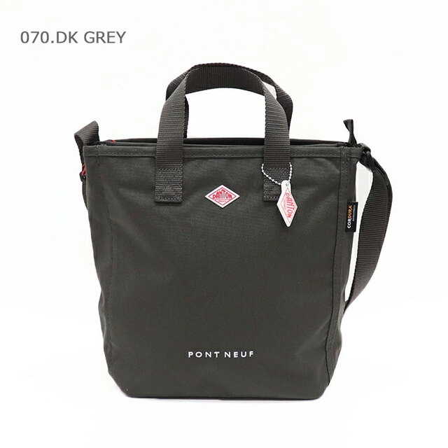 DANTON ダントン キャンバス2WAYトートバッグ PONT NEUF/070.DK GREY