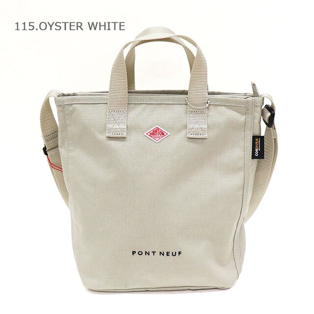 DANTON ダントン キャンバス2WAYトートバッグ PONT NEUF/115.OYSTER WHITE