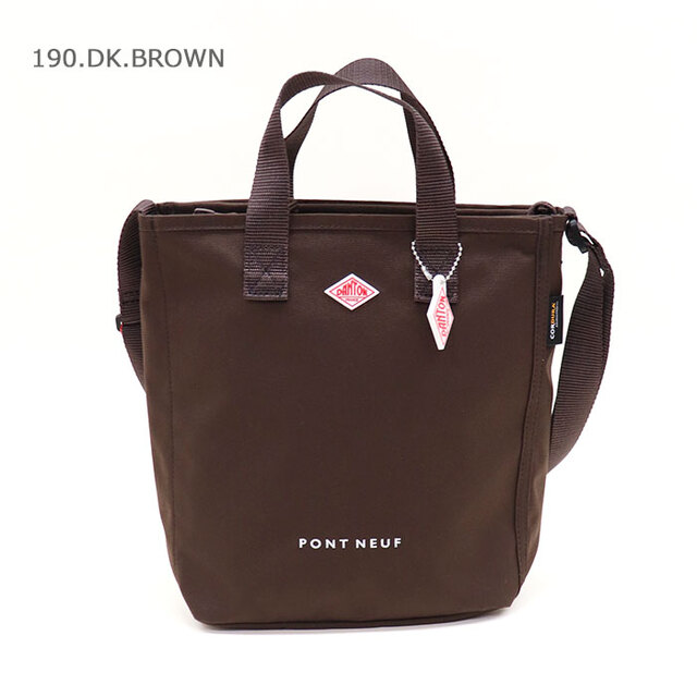 DANTON ダントン キャンバス2WAYトートバッグ PONT NEUF/190.DK.BROWN