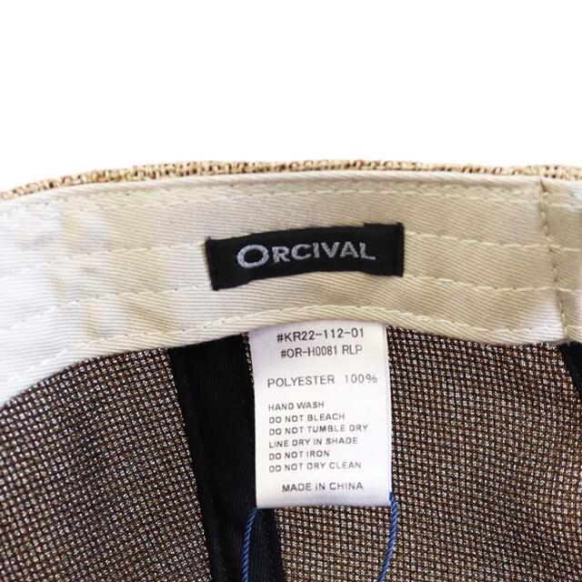 ORCIVAL オーシバル ラフィアライククロス キャップ OR-H0081RLP