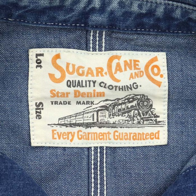 SUGAR CANE シュガーケーン 11オンス ブルーデニム ワークコート
