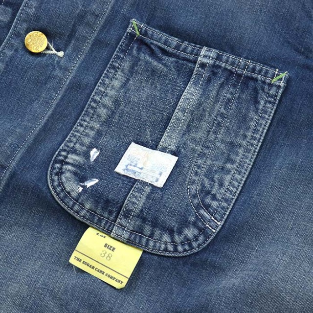 SUGAR CANE シュガーケーン 11オンス ブルーデニム ワークコート