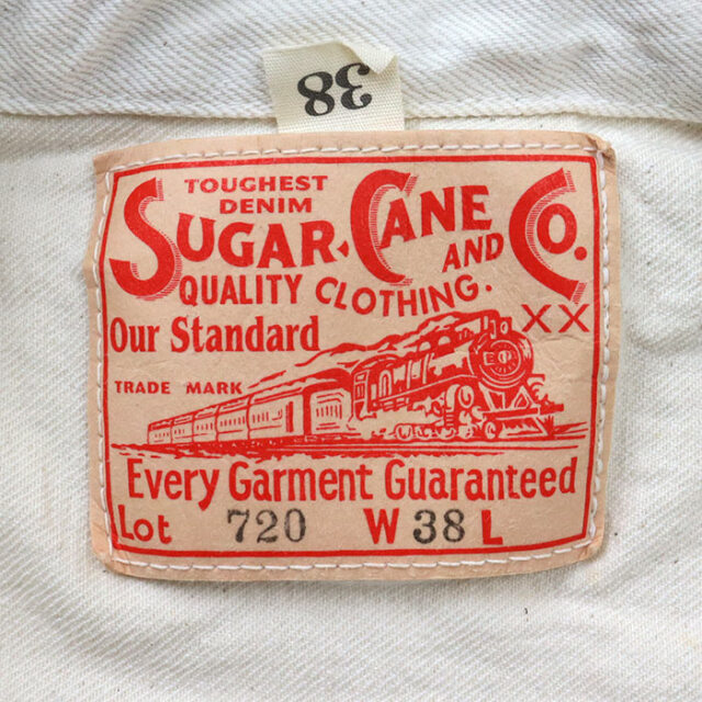 SUGAR CANE,シュガーケーン,Gジャン,ホワイトデニムジャケット,SC15720