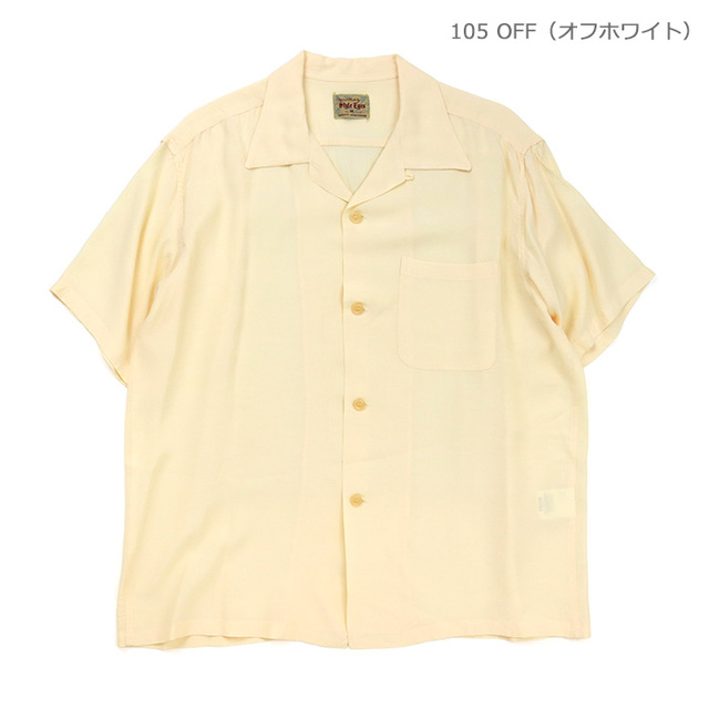 STYLE EYES スタイルアイズ シャツ RAYON BOWLING SHIRT PLAIN レーヨン ボウリングシャツ プレーン SE39455