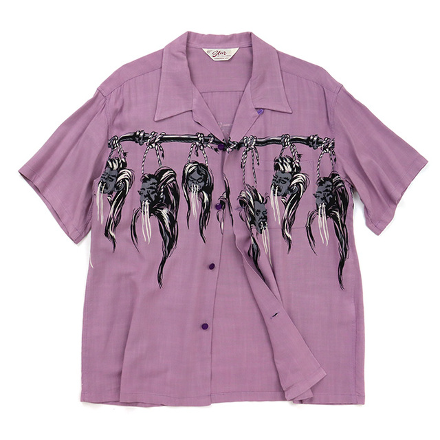 STAR OF HOLLYWOOD スターオブハリウッド HOPSACK RAYON OPEN SHIRT