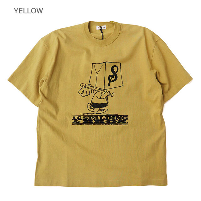 A.G.SPALDING & BROS. エージースポルディング & ブロス Tシャツ SKETCHBOOK3 ORIGINAL GRAPHIC TEE SPL-AGS-261003